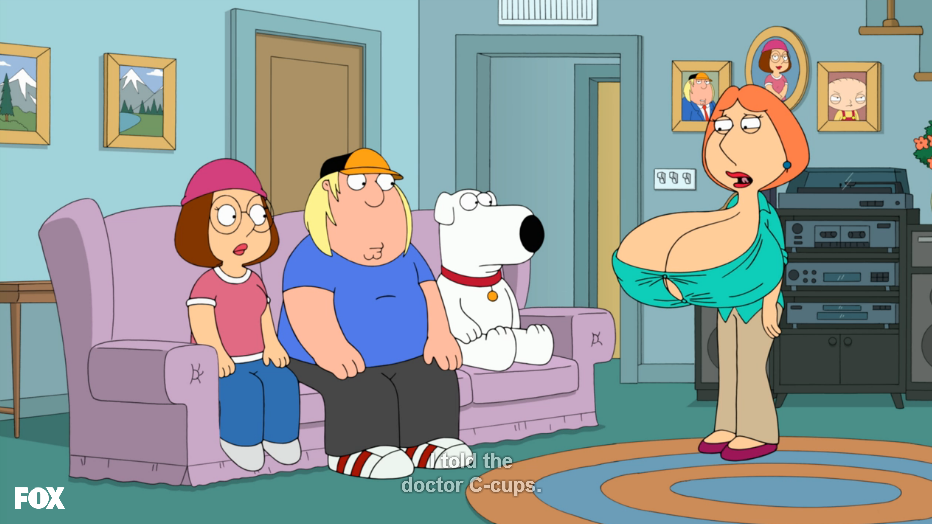 Lois griffin breast belly expansion