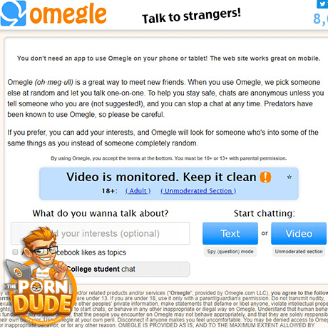 Omegle experience must