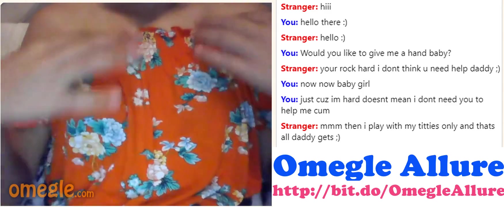 Omegle milf begs sperm with sound