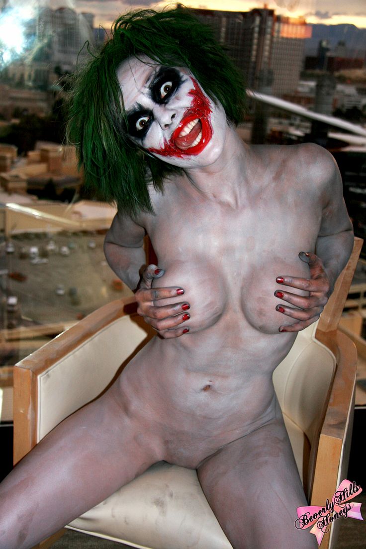 Female clown cosplay