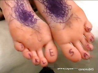 Bella ink feet tickled