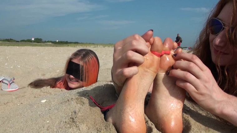 Land M. reccomend feet tickled sand